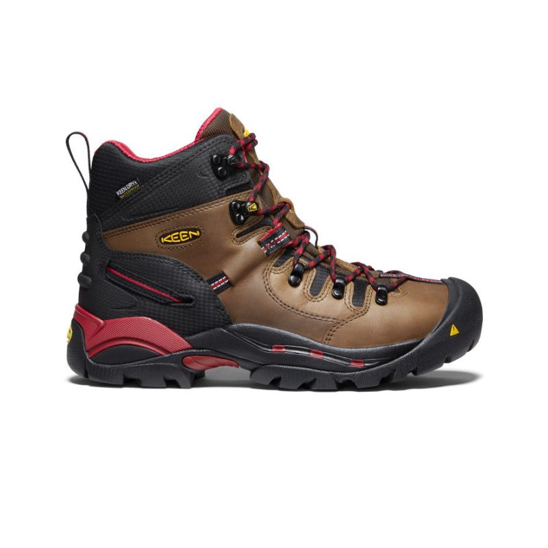 image|one|both|both|Men's Pittsburgh 6" Waterproof Boot (Steel Toe) - Side Image